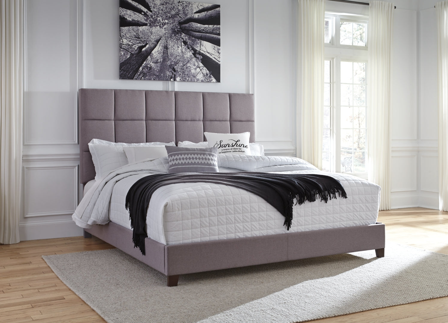 Dolante Panel Bed with Mattress