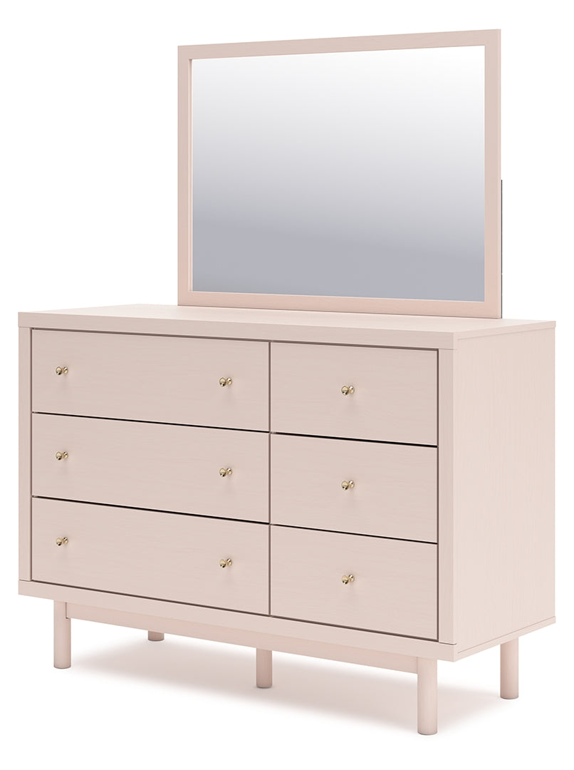 Wistenpine Pink Panel Bedroom Set