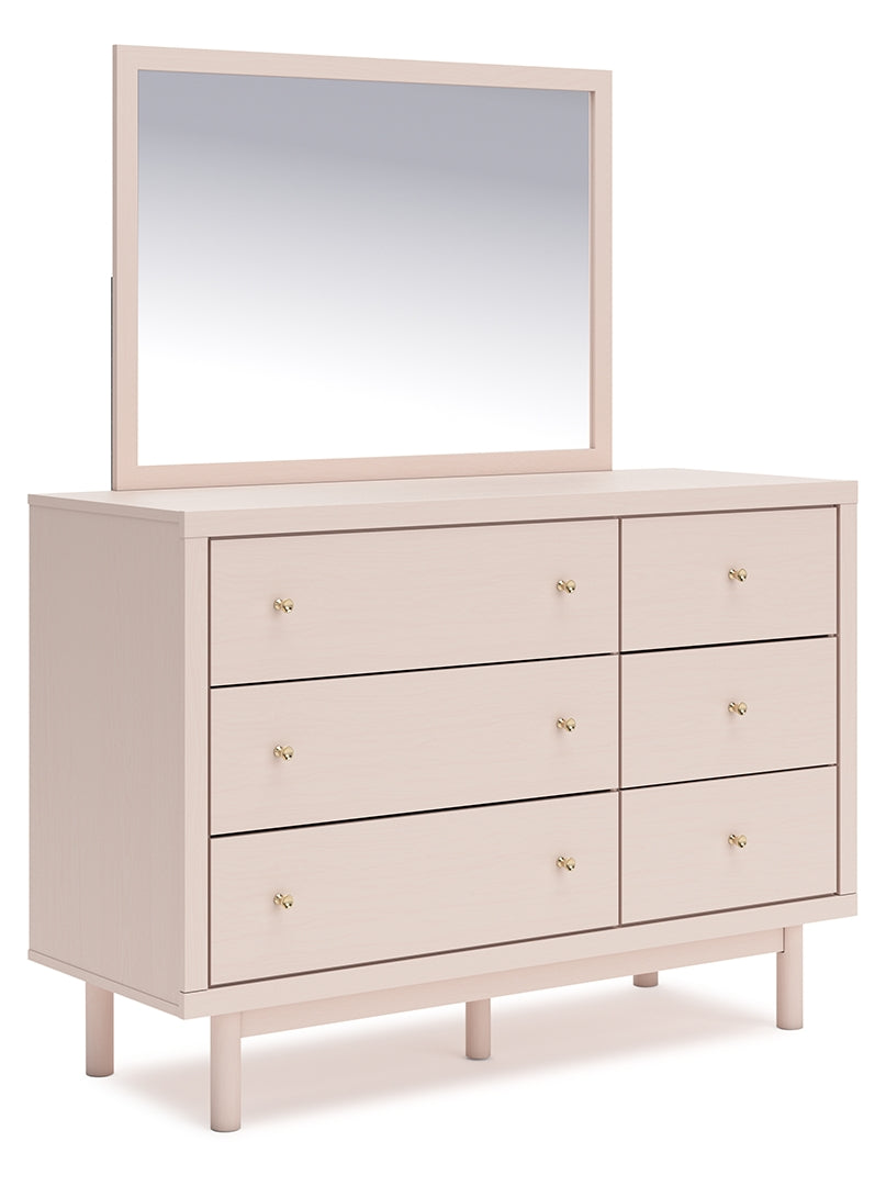 Wistenpine Pink Panel Bedroom Set