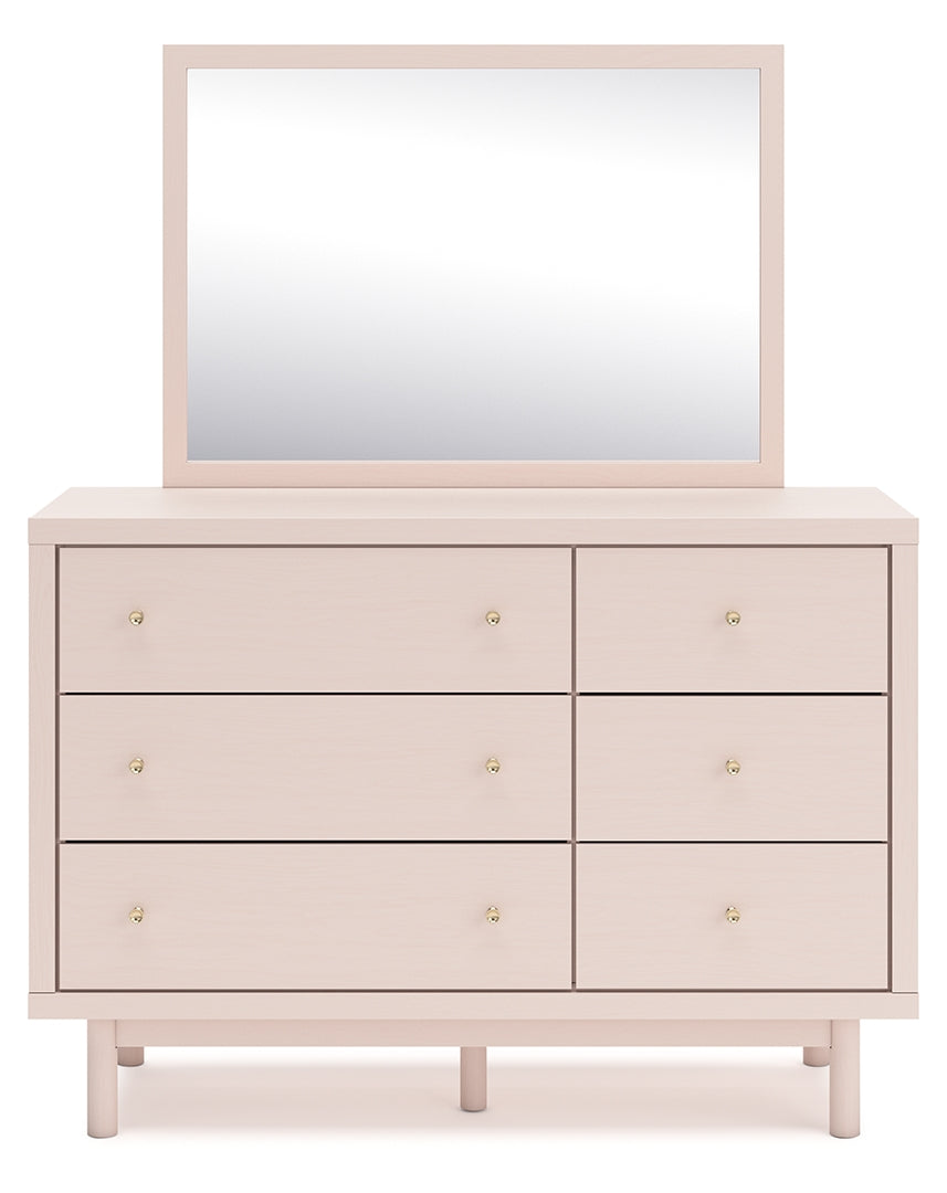 Wistenpine Pink Panel Bedroom Set