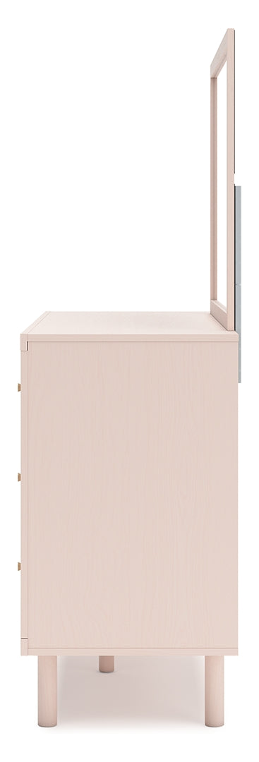 Wistenpine Pink Panel Bedroom Set