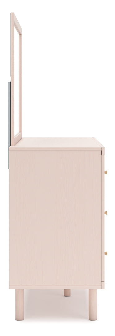 Wistenpine Pink Panel Bedroom Set