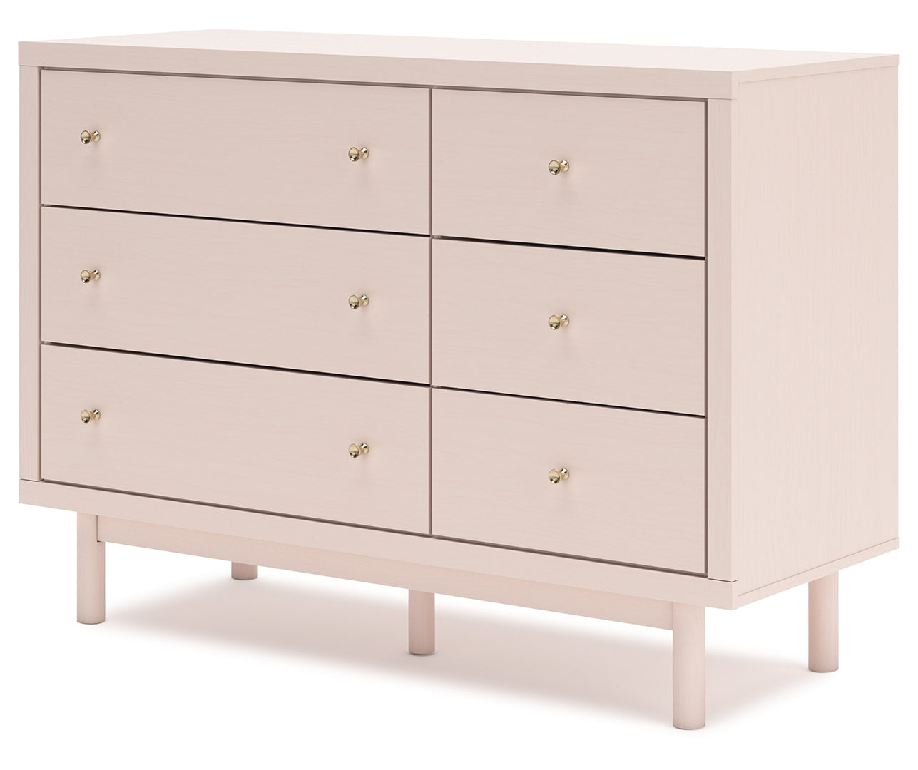 Wistenpine Pink Panel Bedroom Set