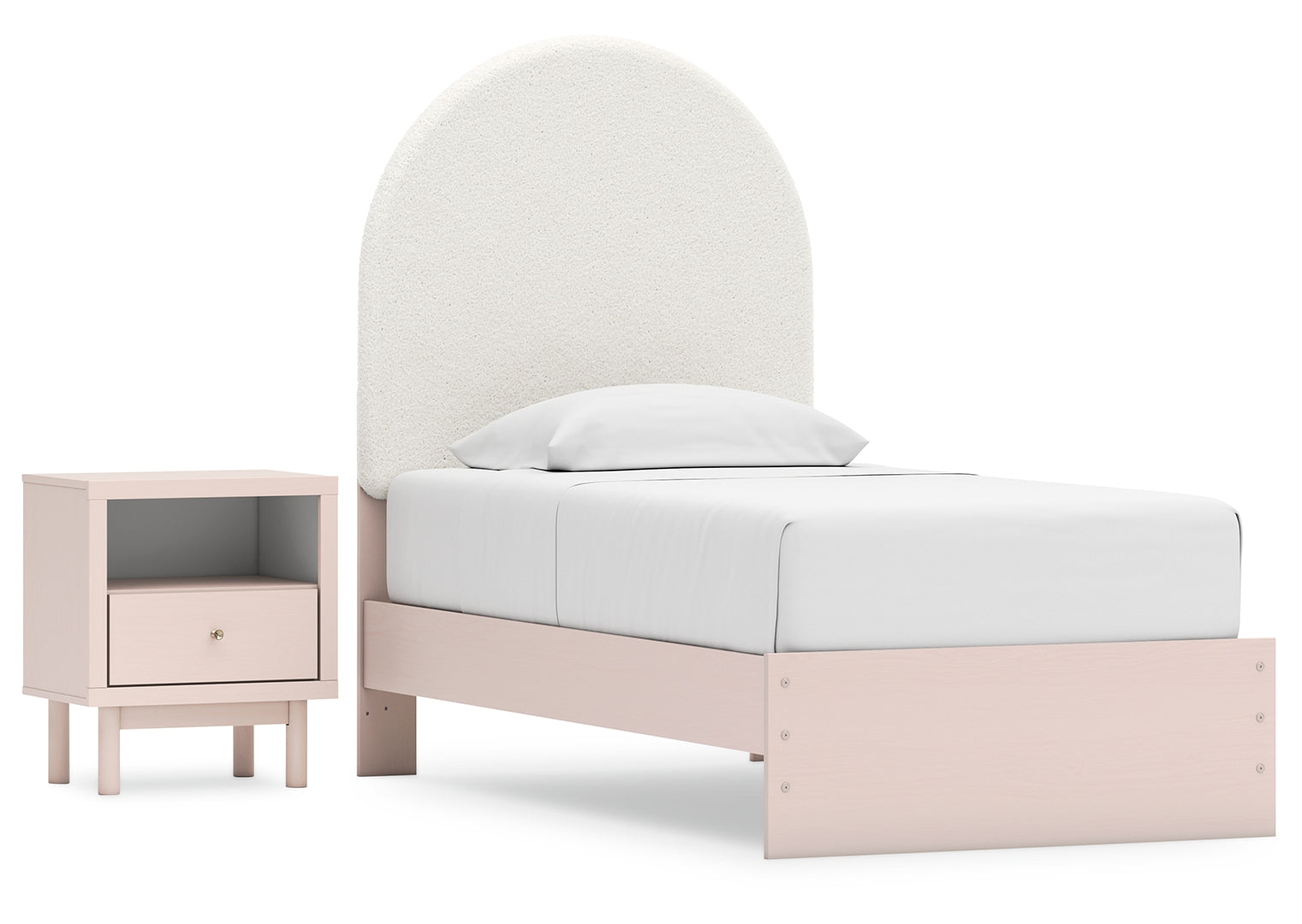 Wistenpine Pink Panel Bedroom Set