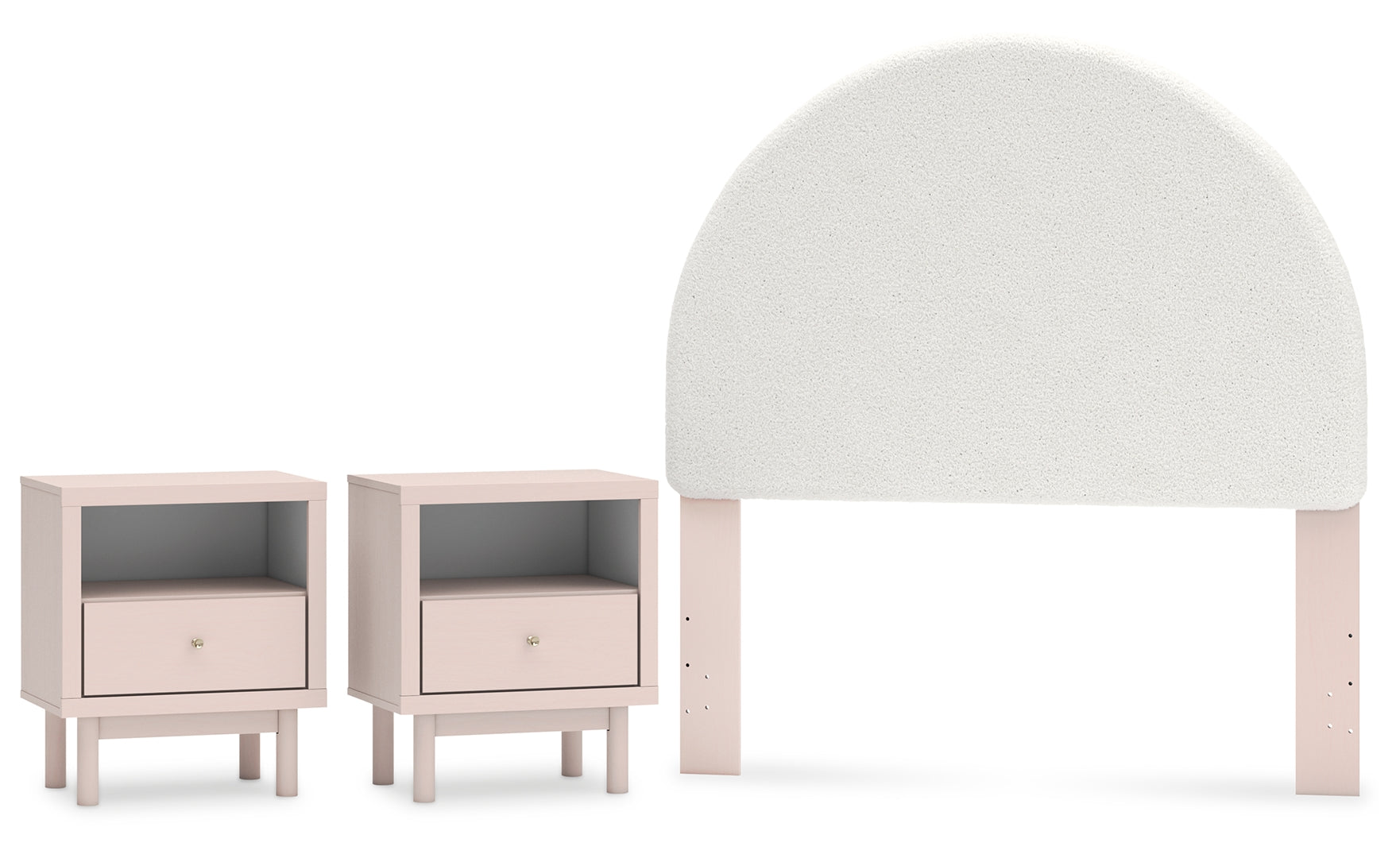 Wistenpine Pink Panel Bedroom Set