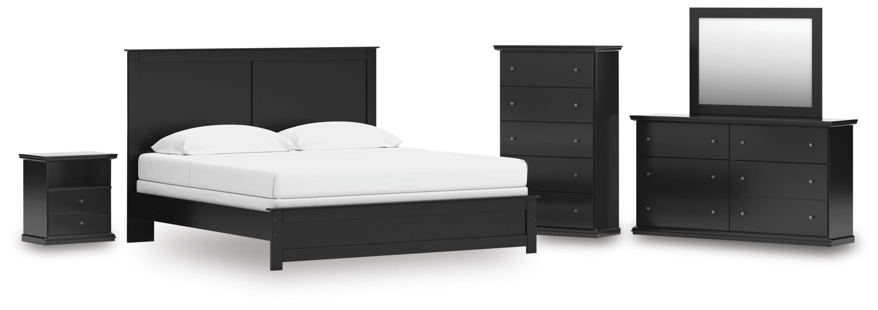 Maribel Panel Bed Bedroom Set