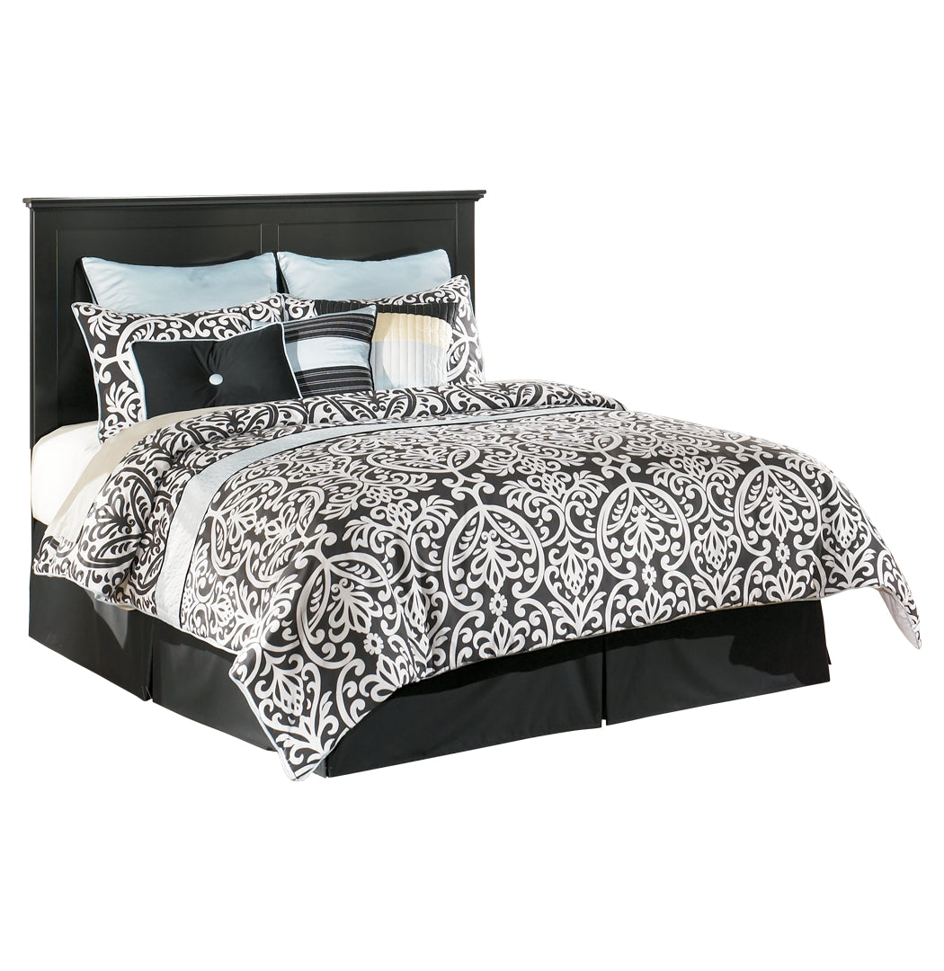 Maribel Black Panel Bedroom Set