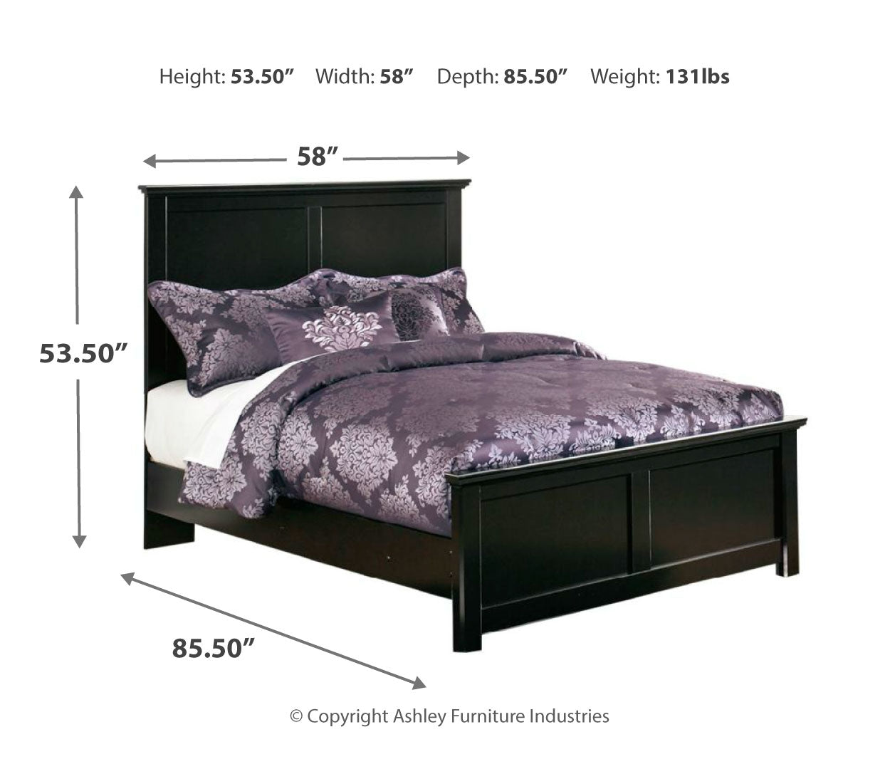 Maribel Panel Bed