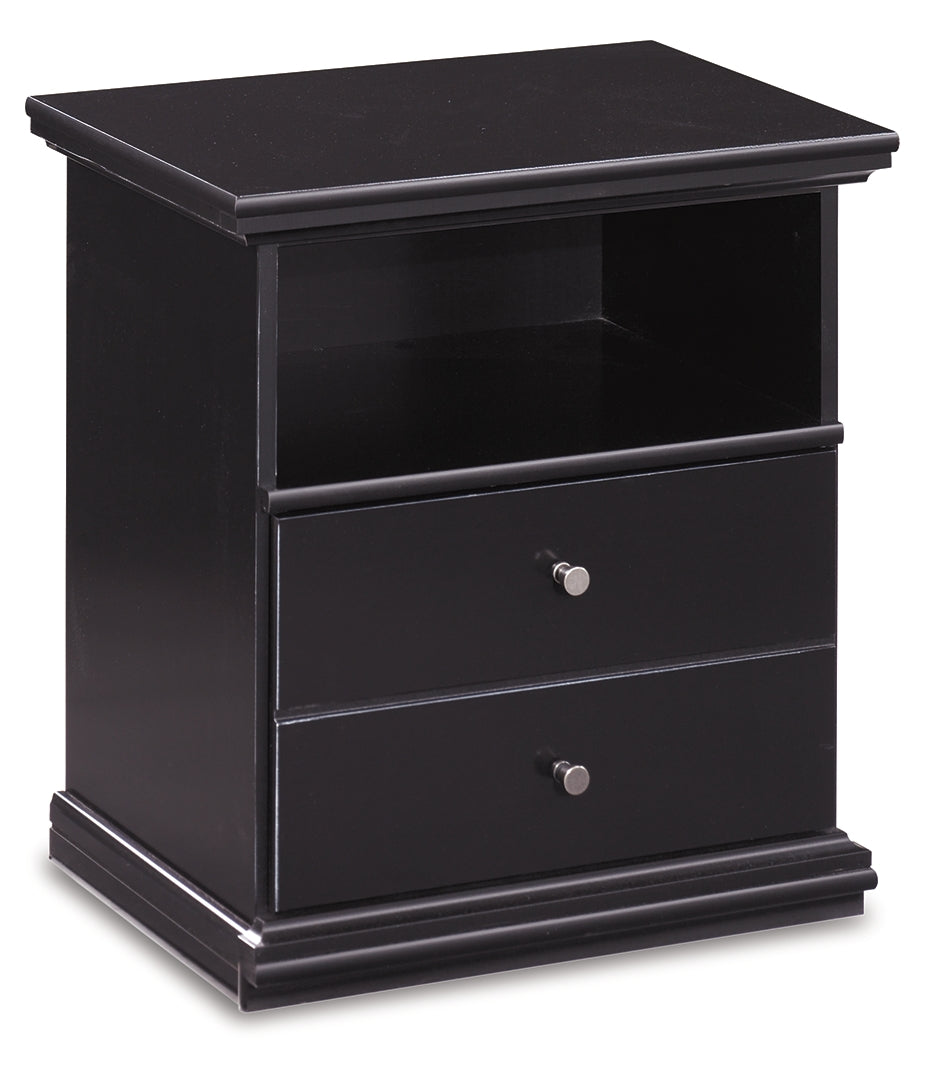 Maribel Black Panel Bedroom Set