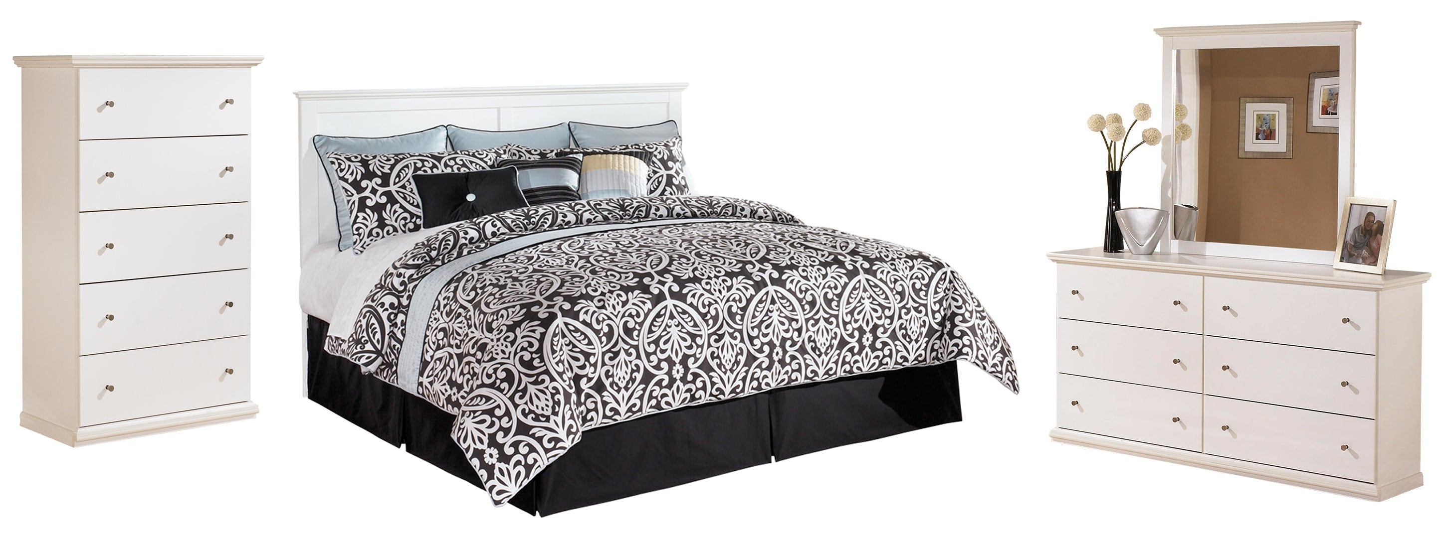 White Bostwick Shoals Panel Bedroom Set