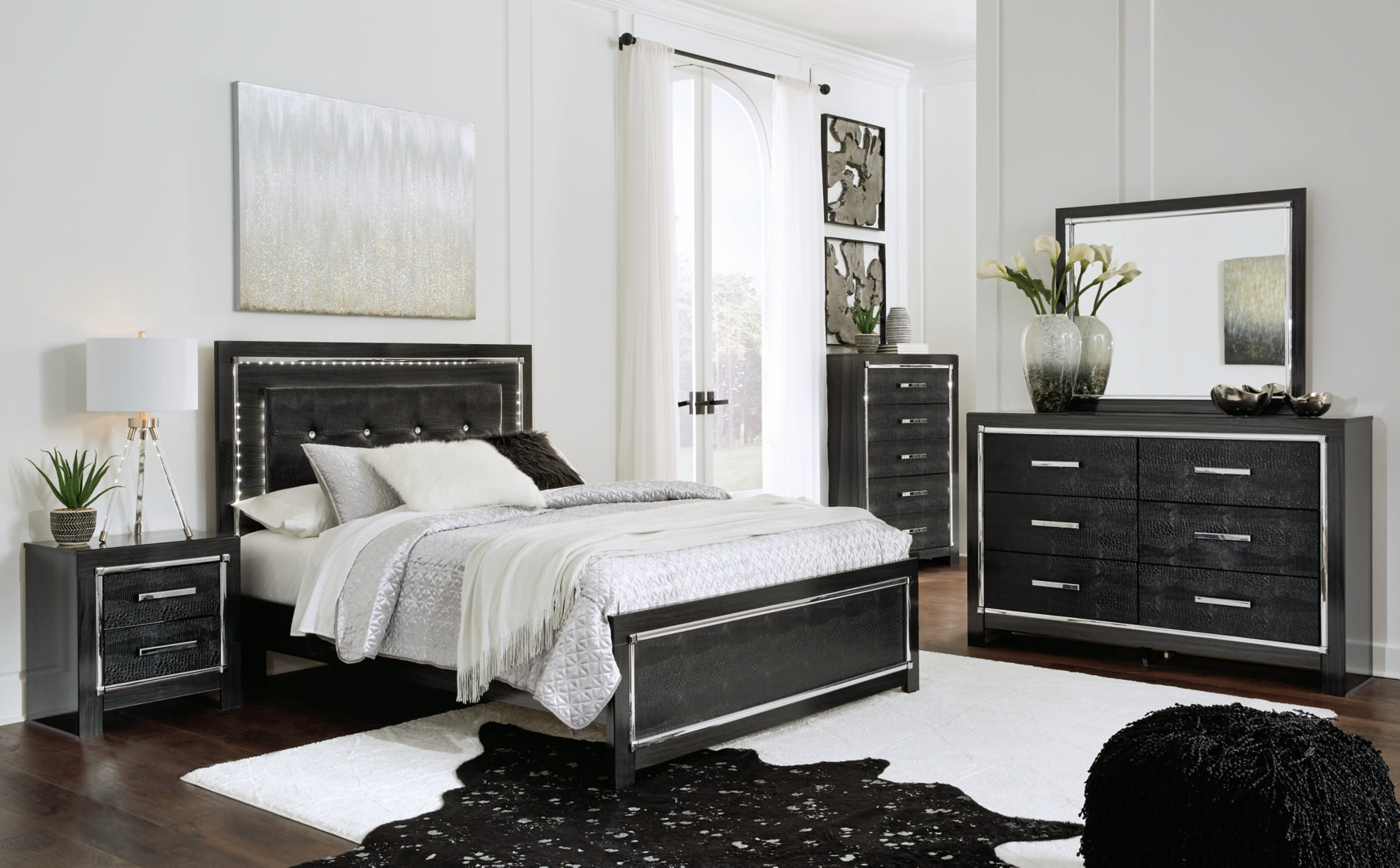 Kaydell Panel Bed with Storage