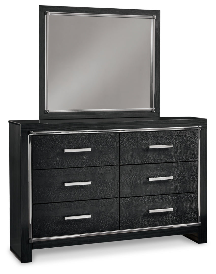 Kaydell Black Panel Bedroom Set