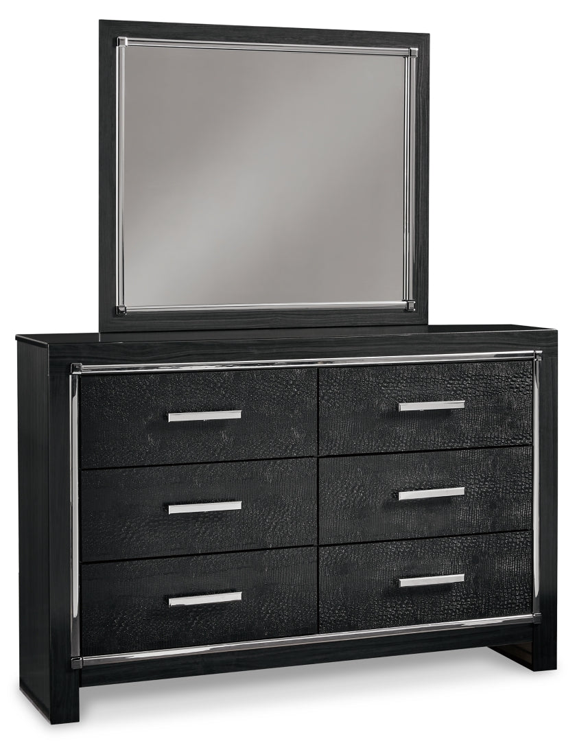 Kaydell Black Panel Bedroom Set