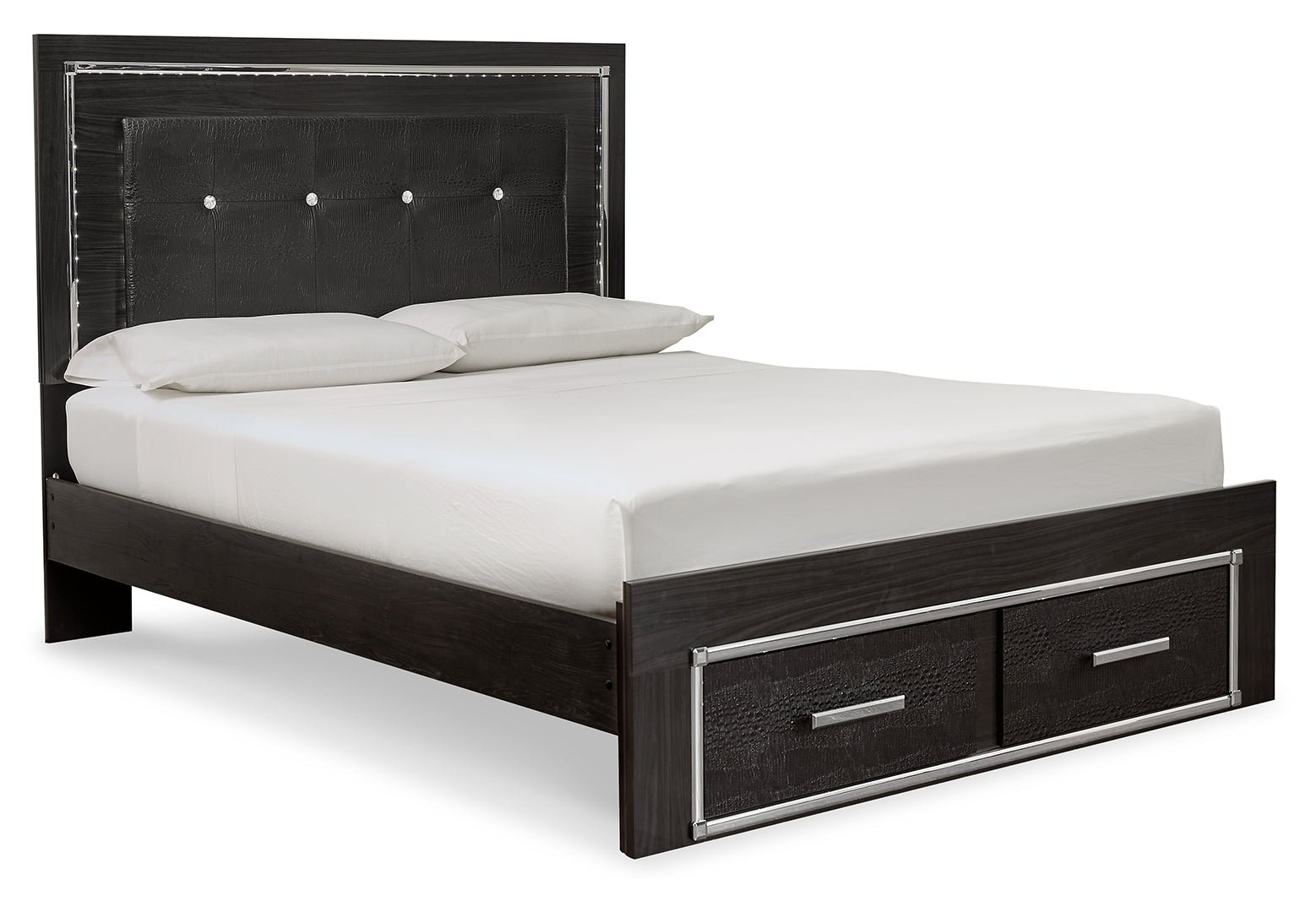 Kaydell Black Panel Bedroom Set