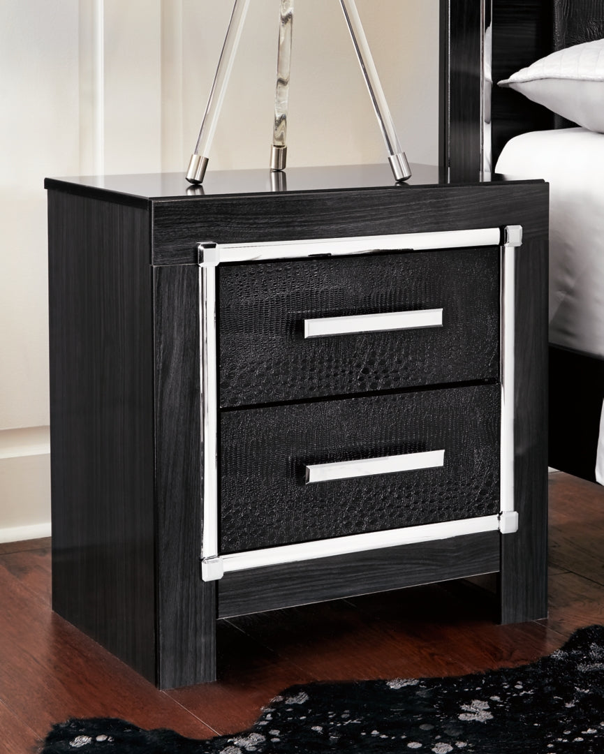 Kaydell Black Panel Bedroom Set