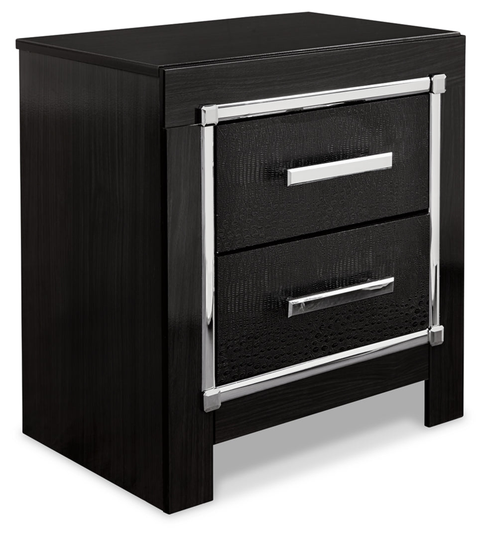 Kaydell Black Panel Bedroom Set