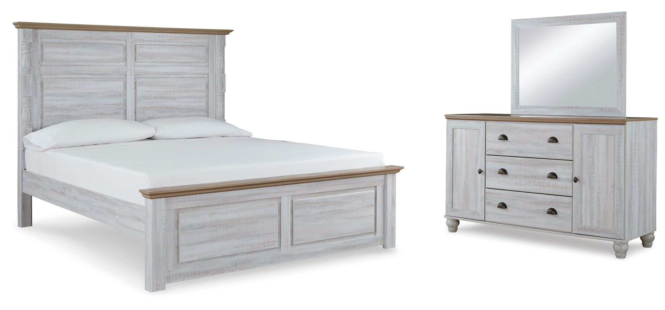 Haven Bay Beige Panel Bedroom Set