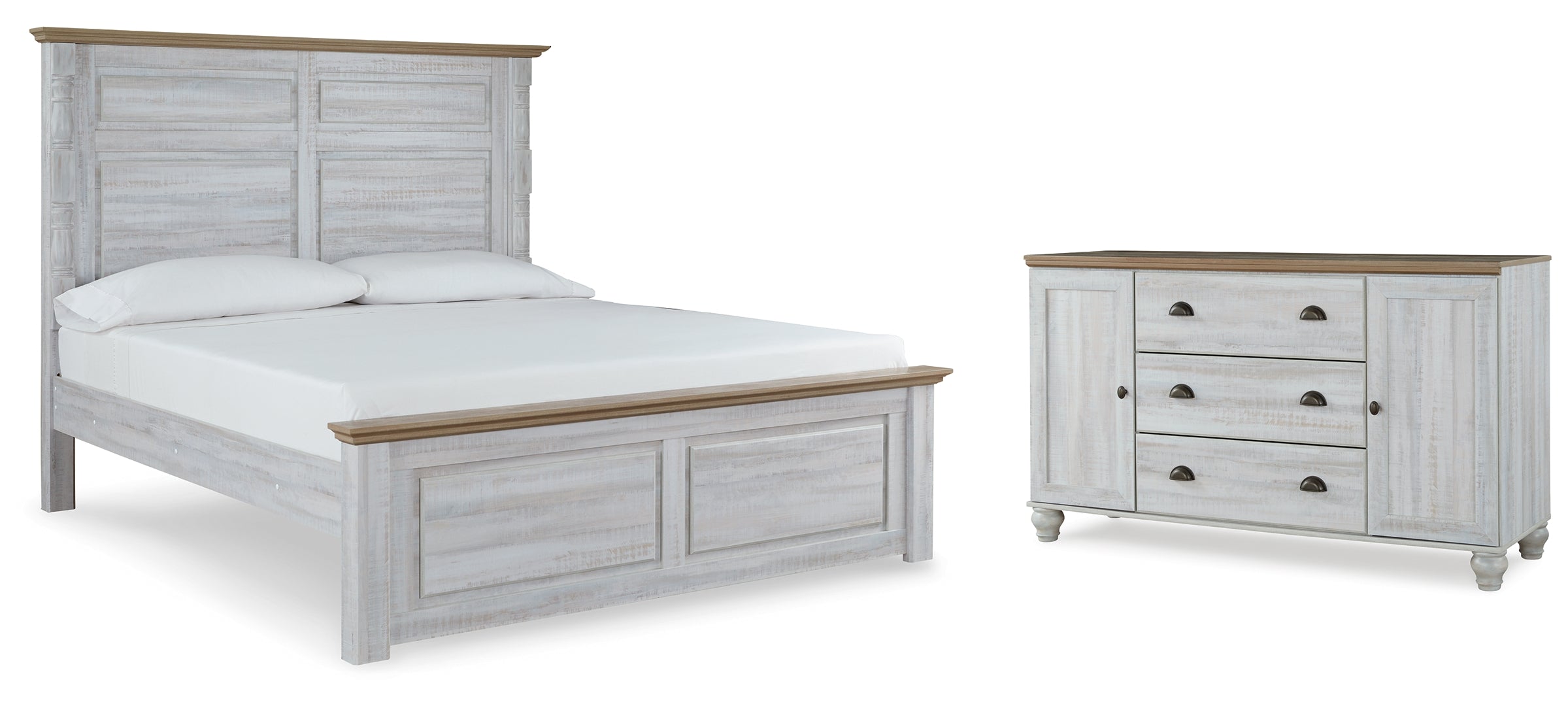 Haven Bay Beige Panel Bedroom Set