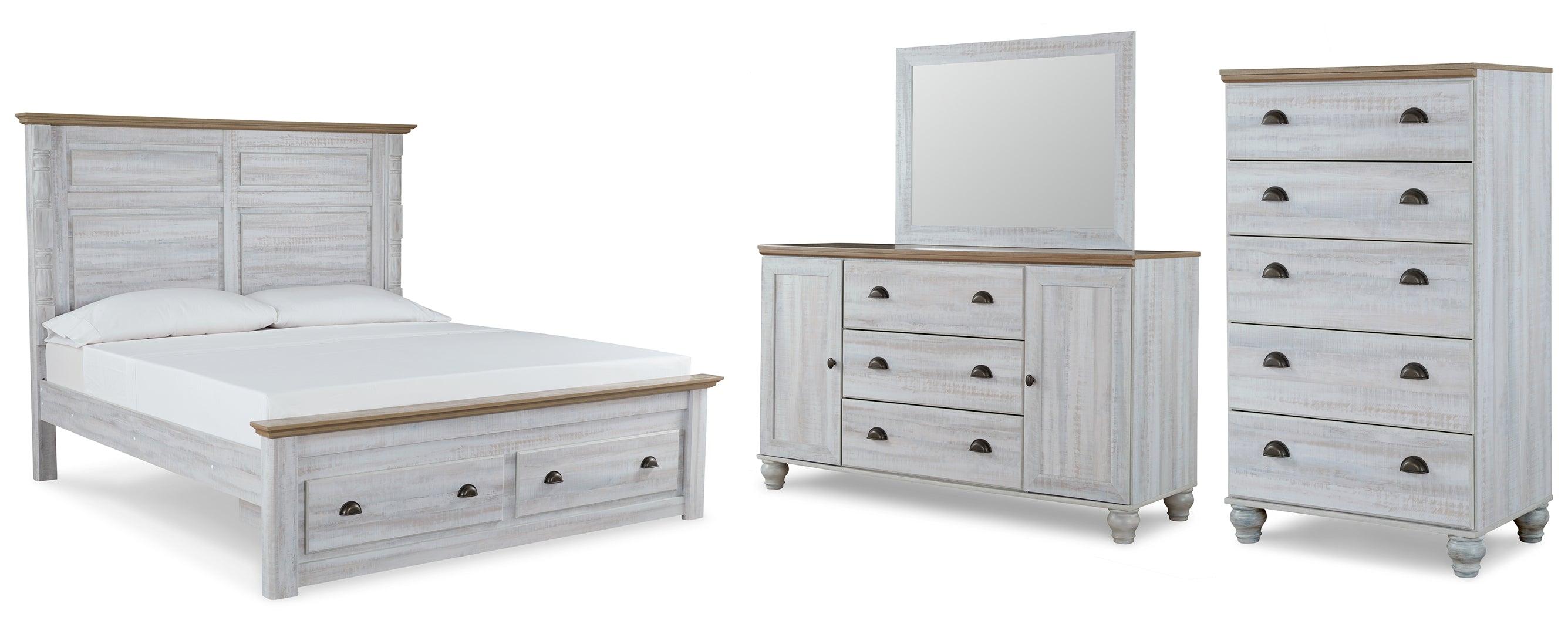 Haven Bay Beige Panel Bedroom Set