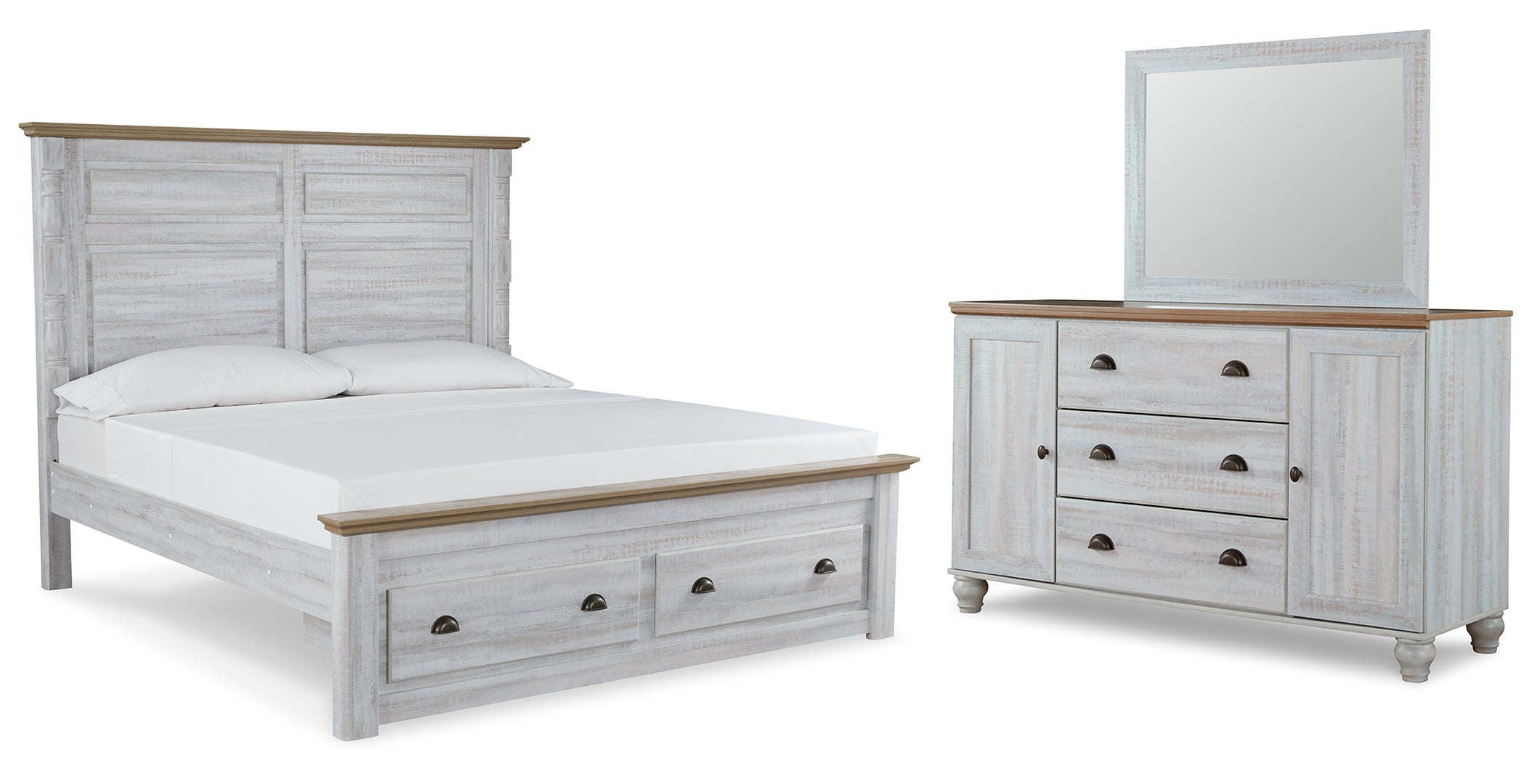 Haven Bay Beige Panel Bedroom Set