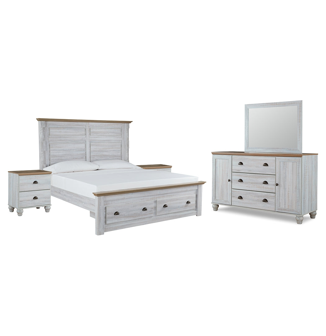 Haven Bay Beige Panel Bedroom Set