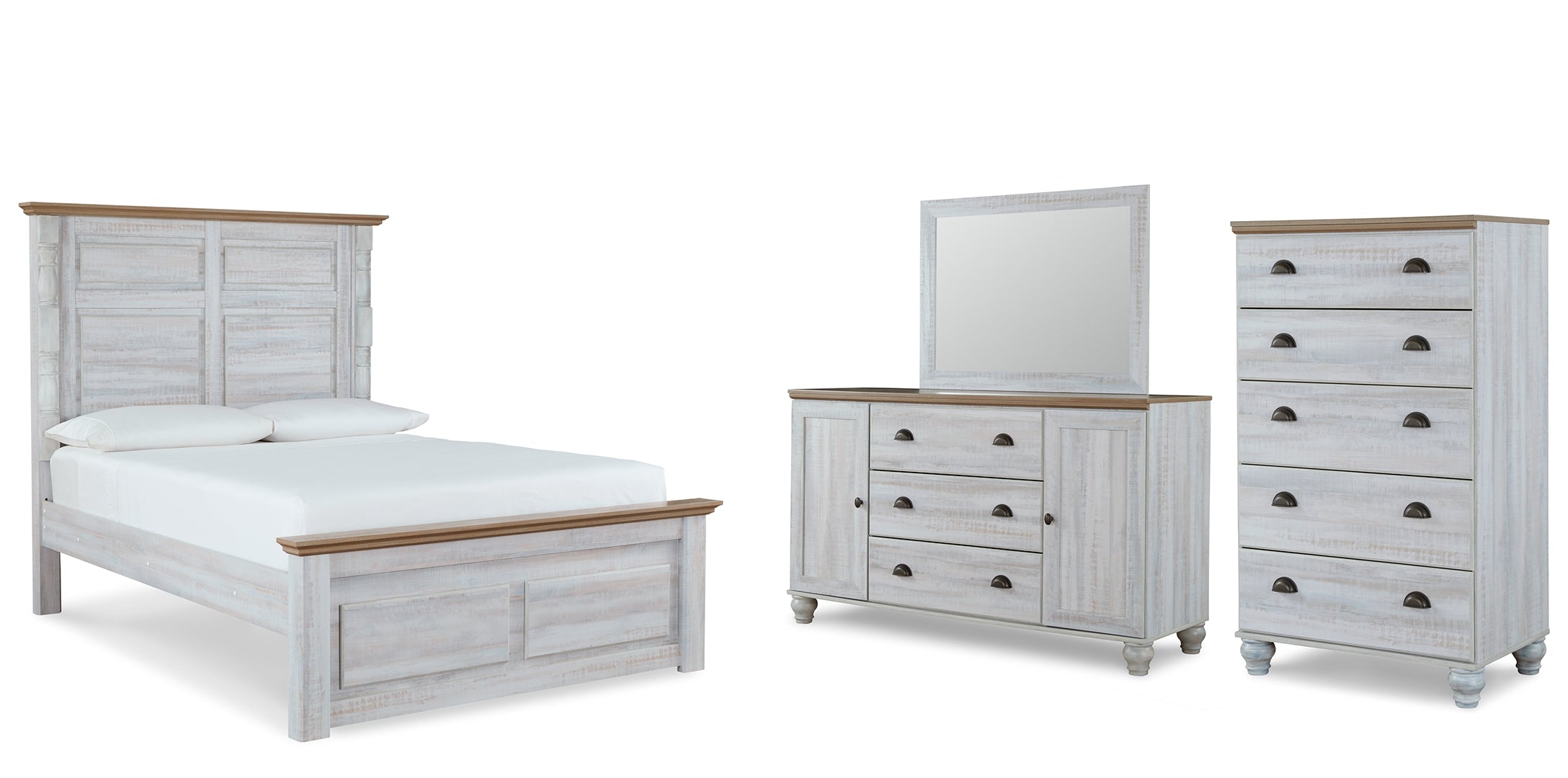 Haven Bay Beige Panel Bedroom Set