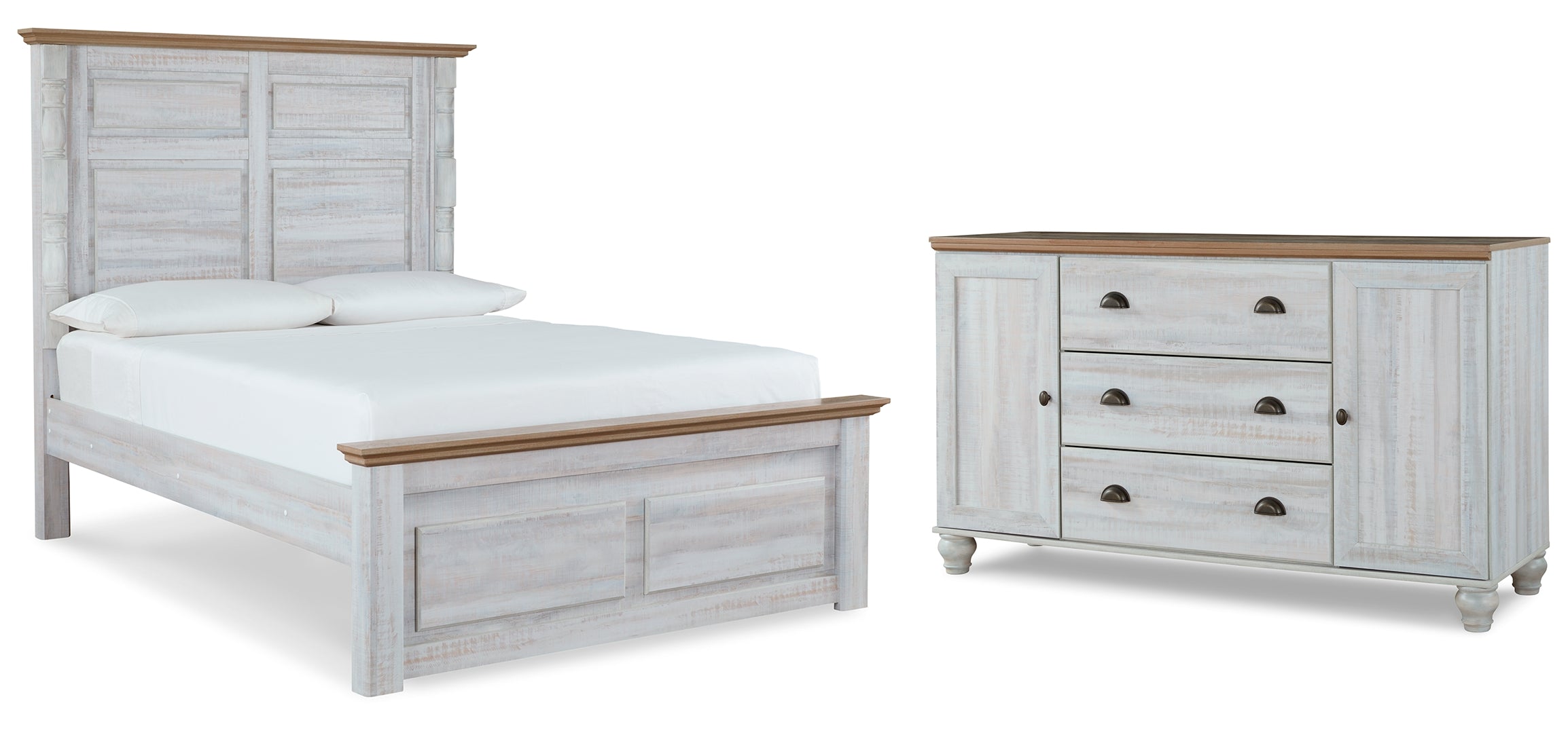 Haven Bay Beige Panel Bedroom Set