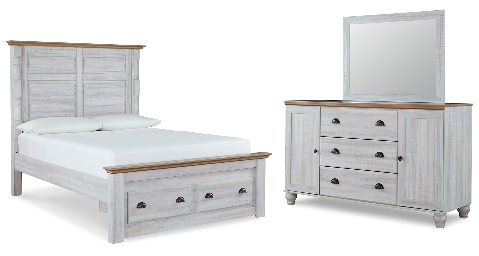 Haven Bay Beige Panel Bedroom Set