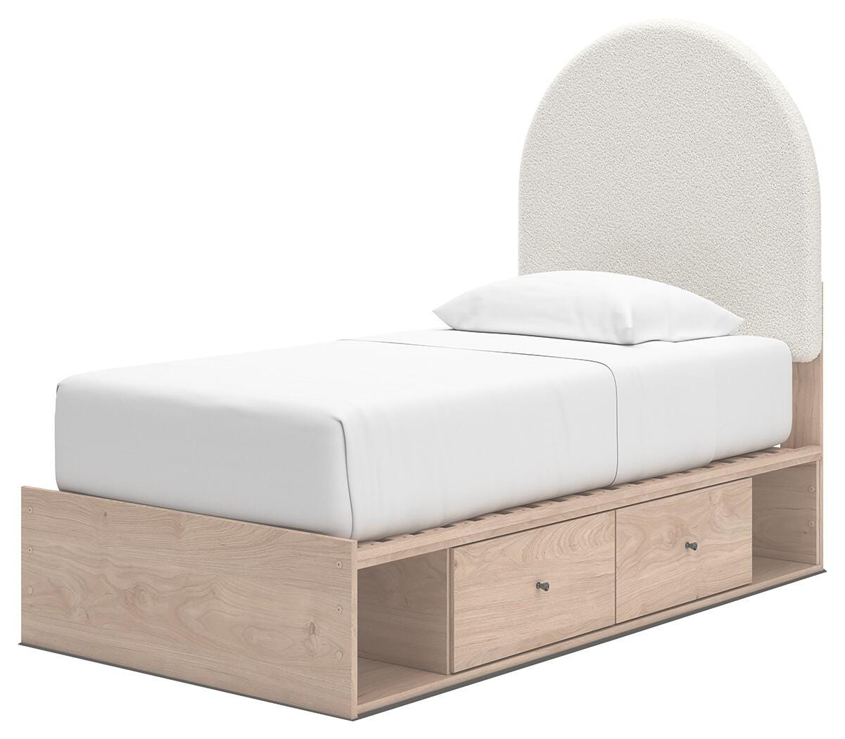 Shapella Upholstered Panel Bed with Storage