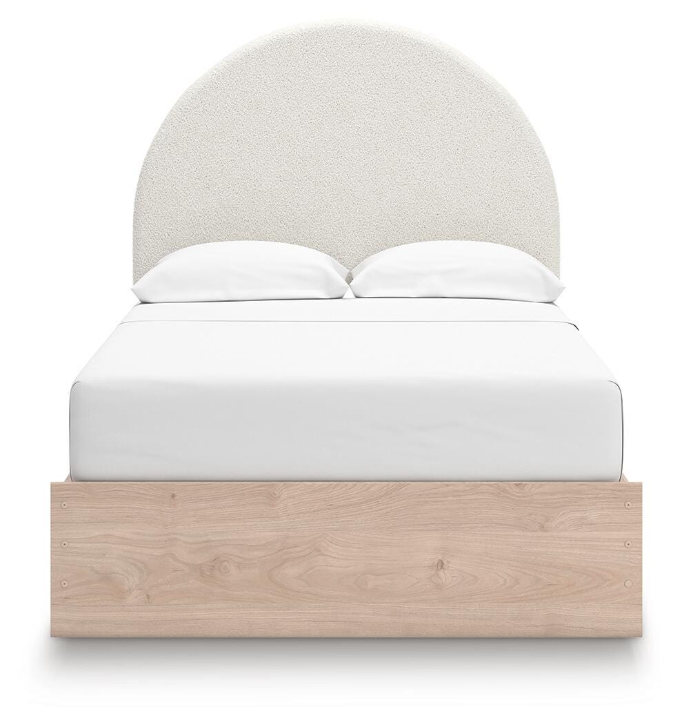 Shapella Upholstered Panel Bed with Storage