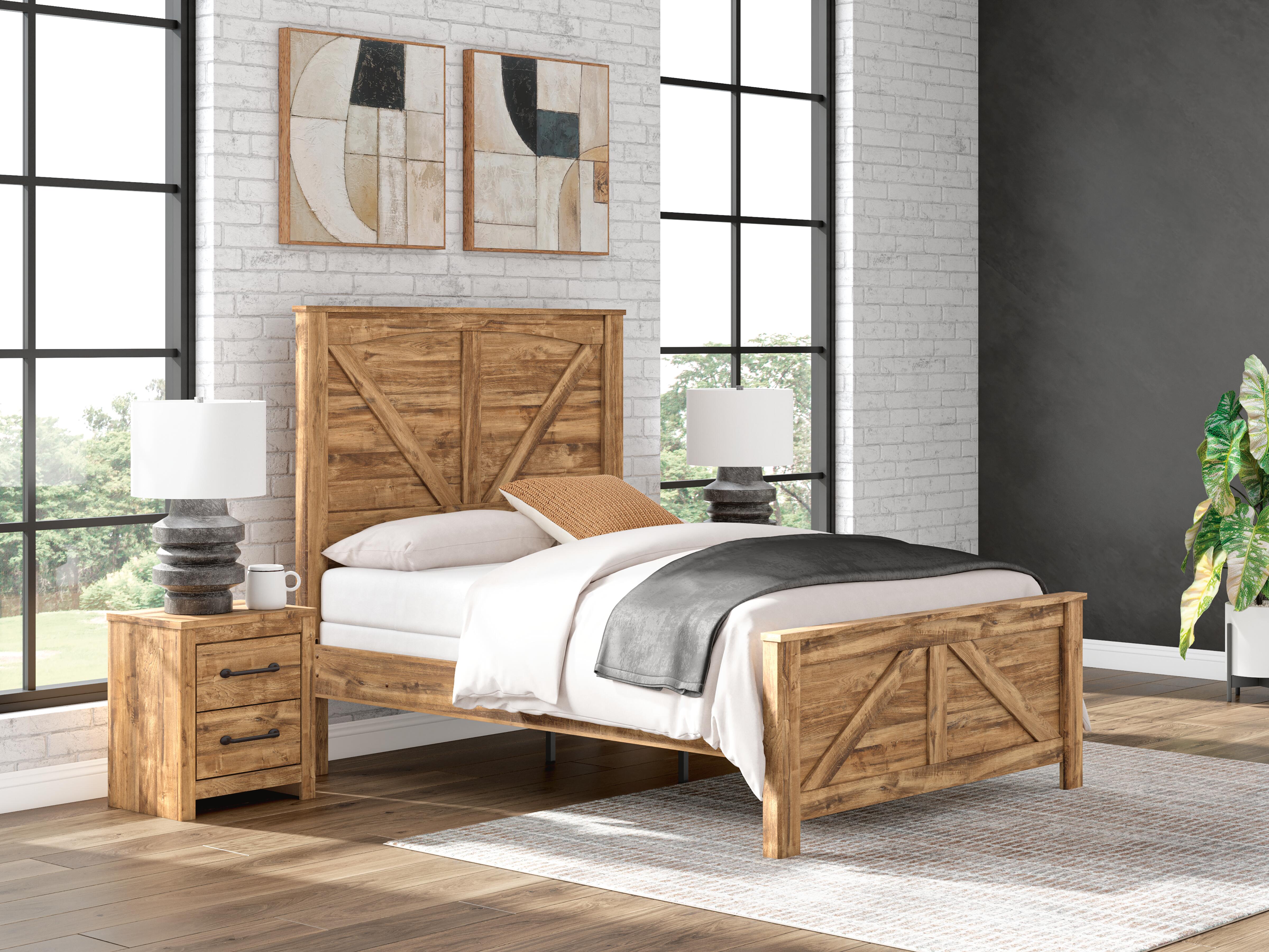 Branstony Crossbuck Panel Bed
