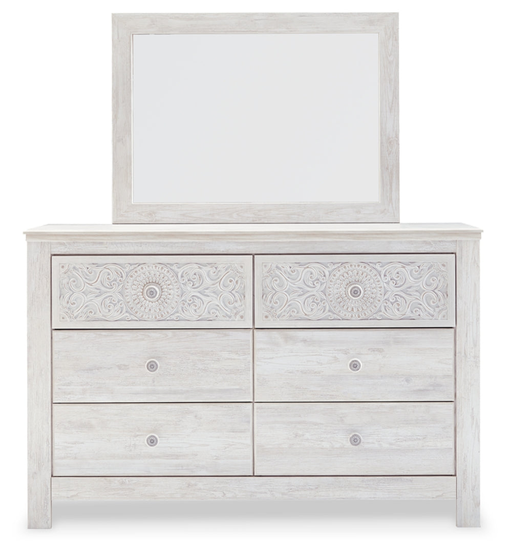 Paxberry White Panel Bedroom Set