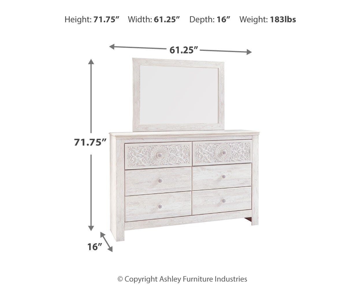 Paxberry Panel Bed Bedroom Set