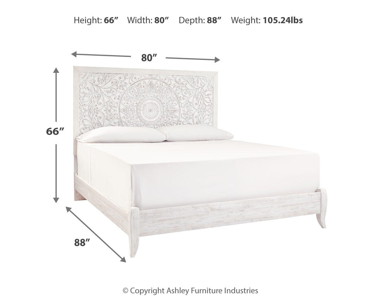 Paxberry Panel Bed