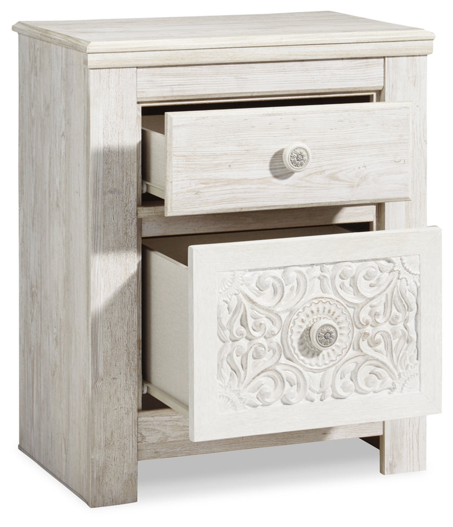 Paxberry White Panel Bedroom Set