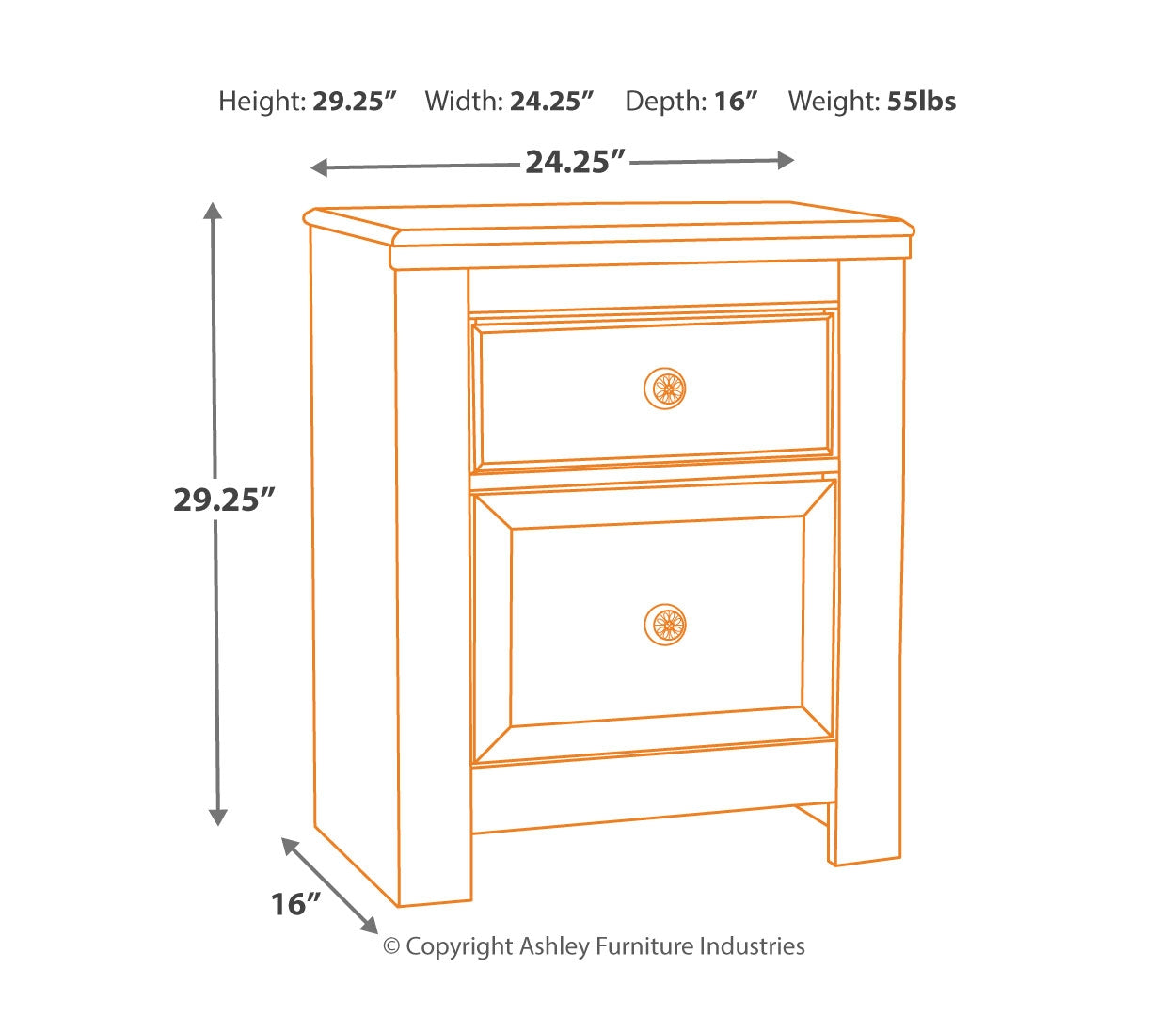 Paxberry White Panel Bedroom Set