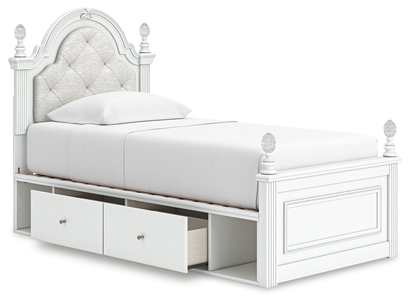 Maylilly Upholstered Panel Storage Bed