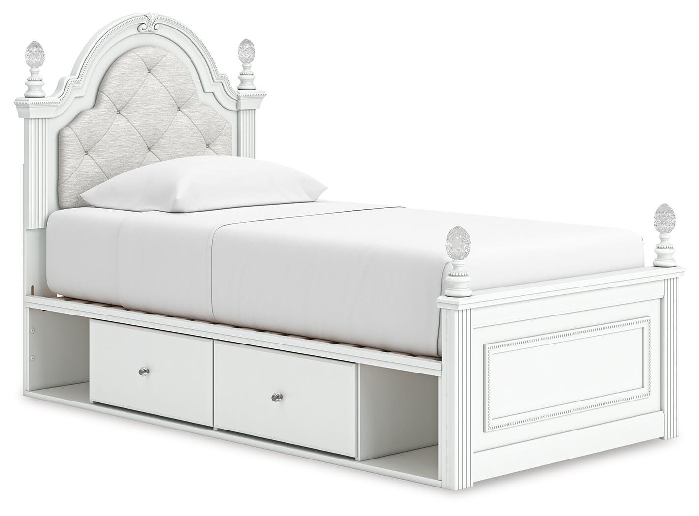 Maylilly Upholstered Panel Storage Bed