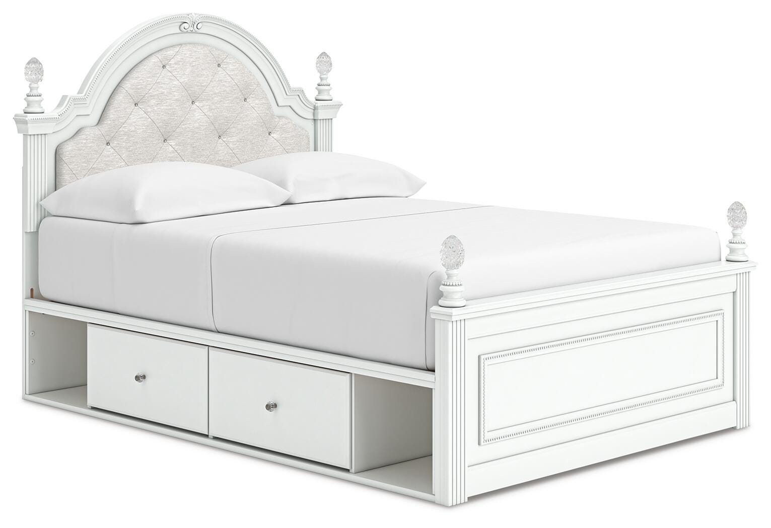 Maylilly Upholstered Panel Storage Bed