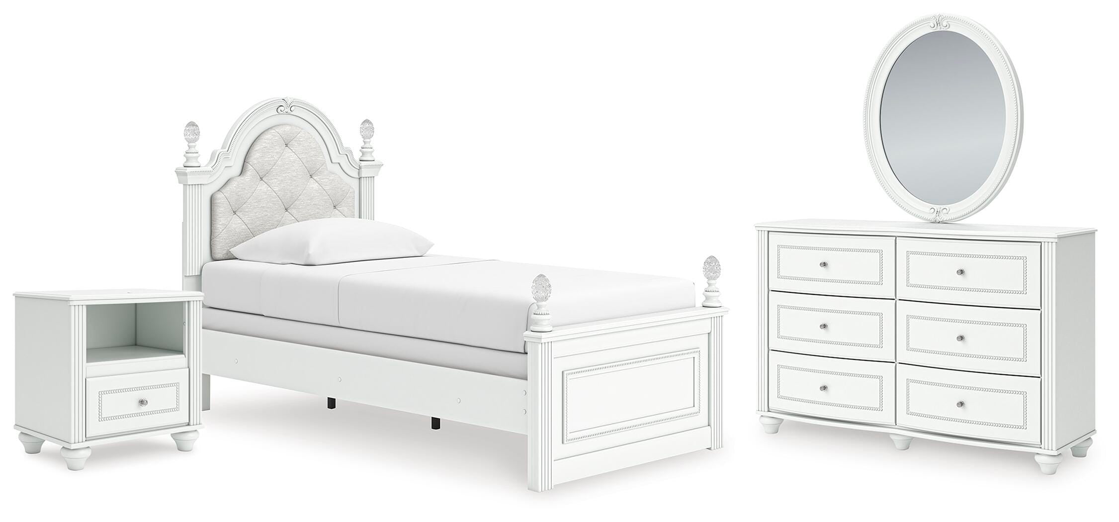 Kozlani Upholstered Panel Bed Bedroom Set