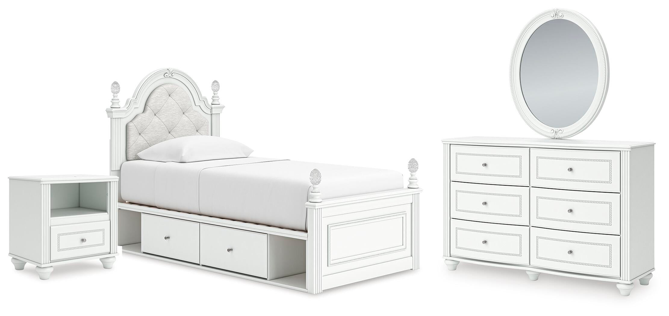 Kozlani Upholstered Panel Storage Bed Bedroom Set