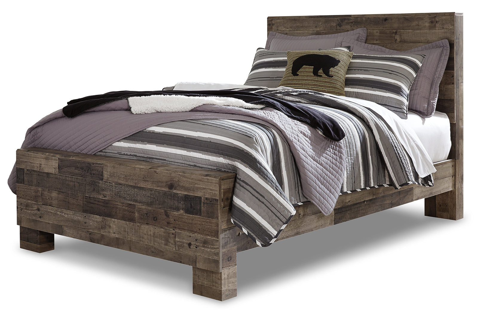 Derekson Panel Bed with Storage Drawers