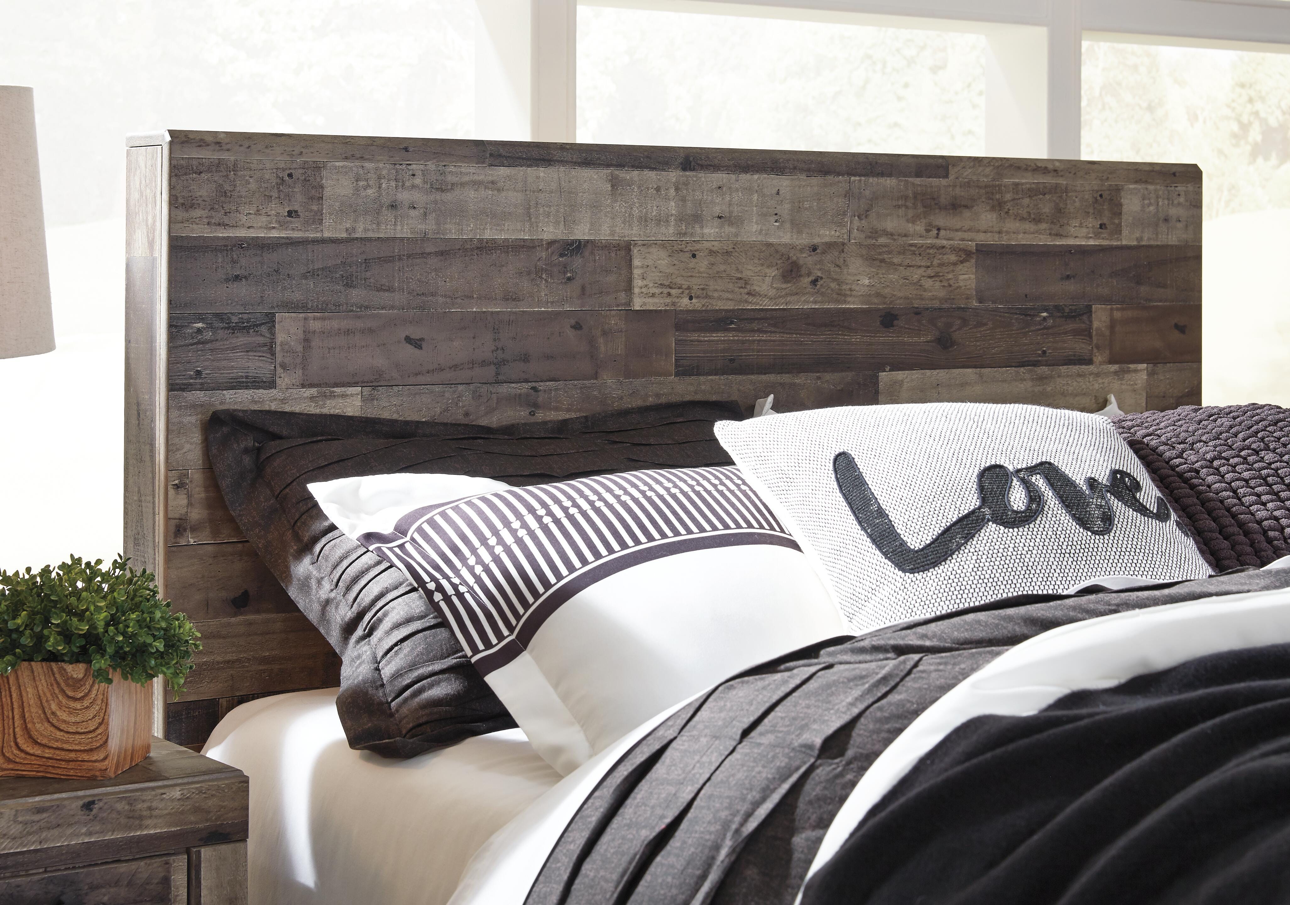 Derekson Panel Bed with 2 Storage Drawers