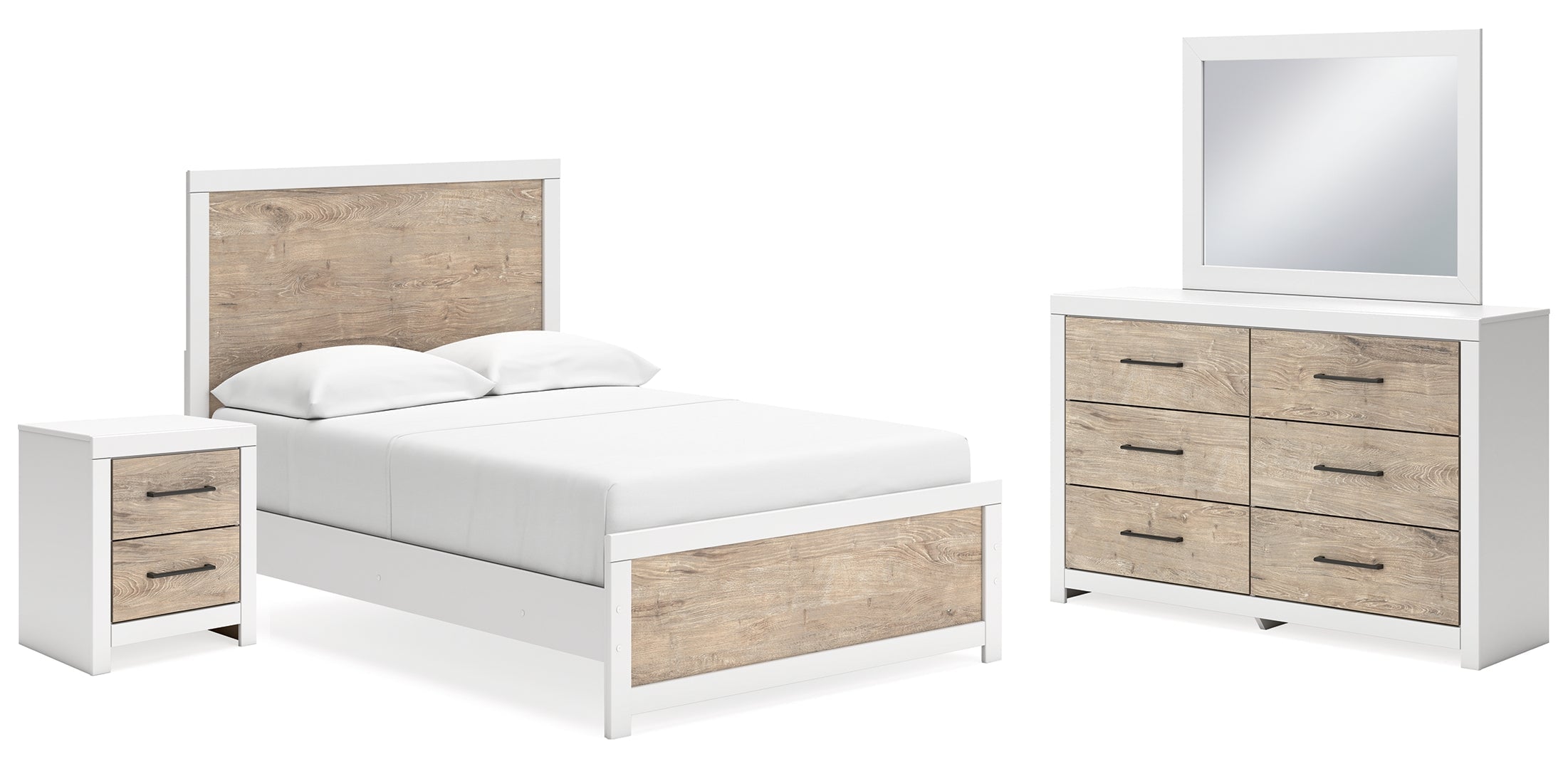 Charbitt White Panel Bedroom Set