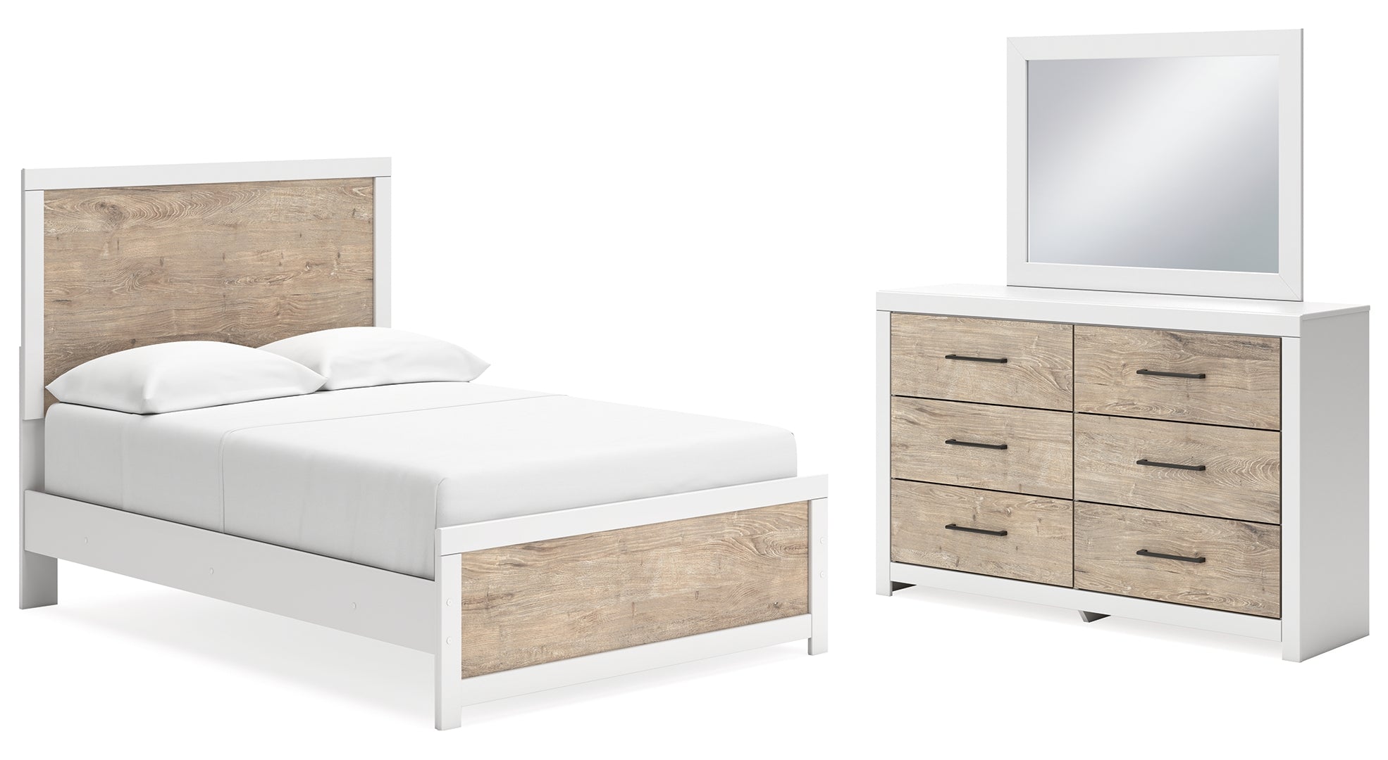 Charbitt White Panel Bedroom Set