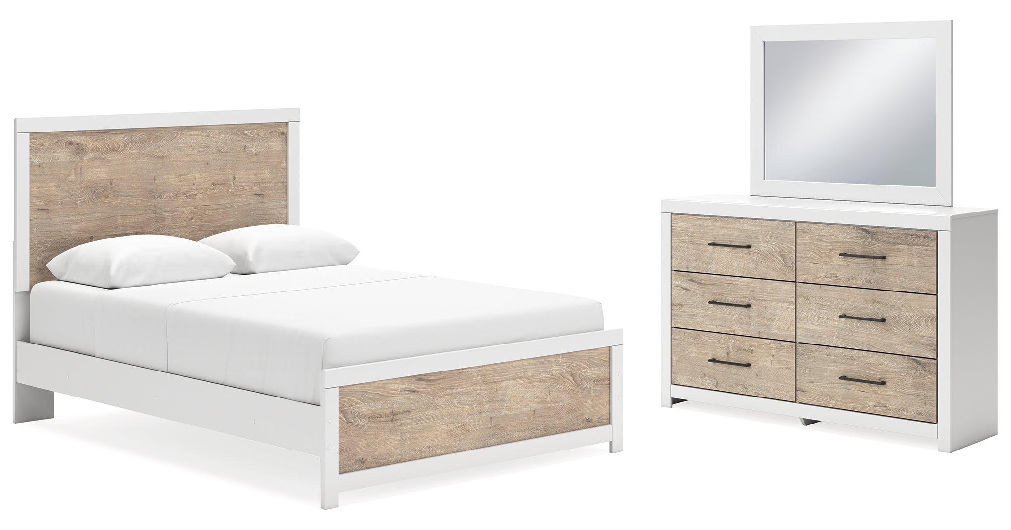 Charbitt White Panel Bedroom Set