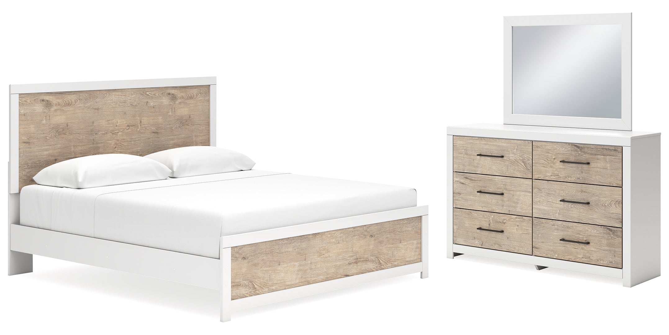 Charbitt White Panel Bedroom Set