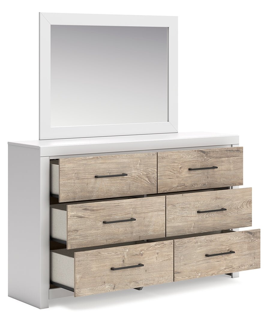 Charbitt Dresser and Mirror