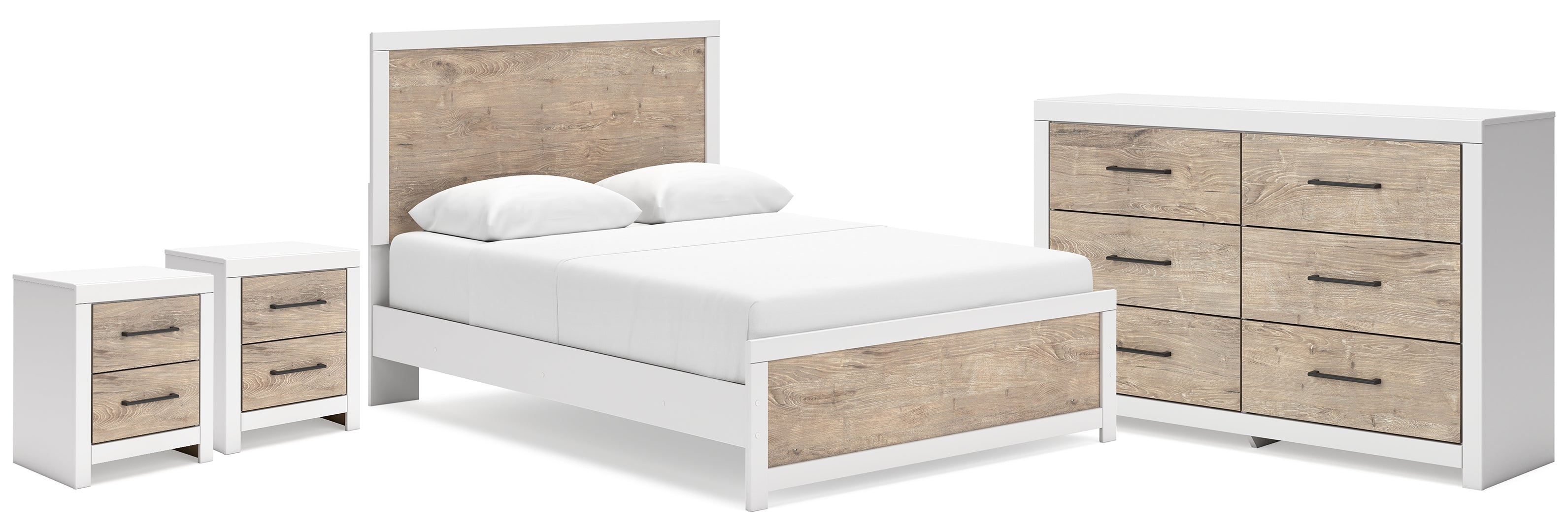 Charbitt White Panel Bedroom Set