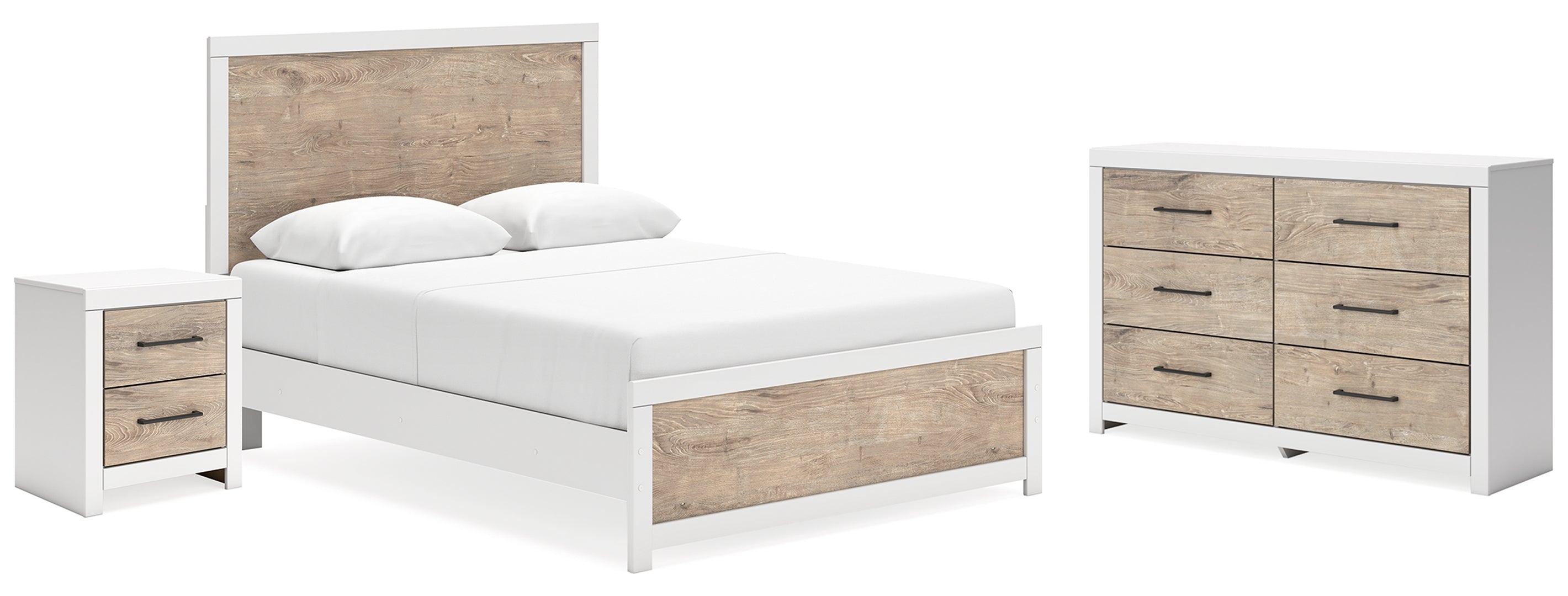 Charbitt White Panel Bedroom Set